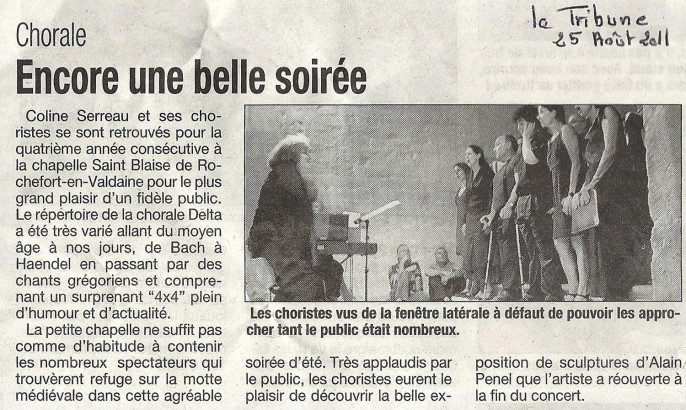La Tribune de Montélimar - 25 août 2011